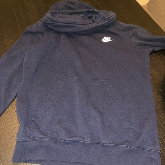 Nike Sweaters - Navy Nike Hoodie turtleneck